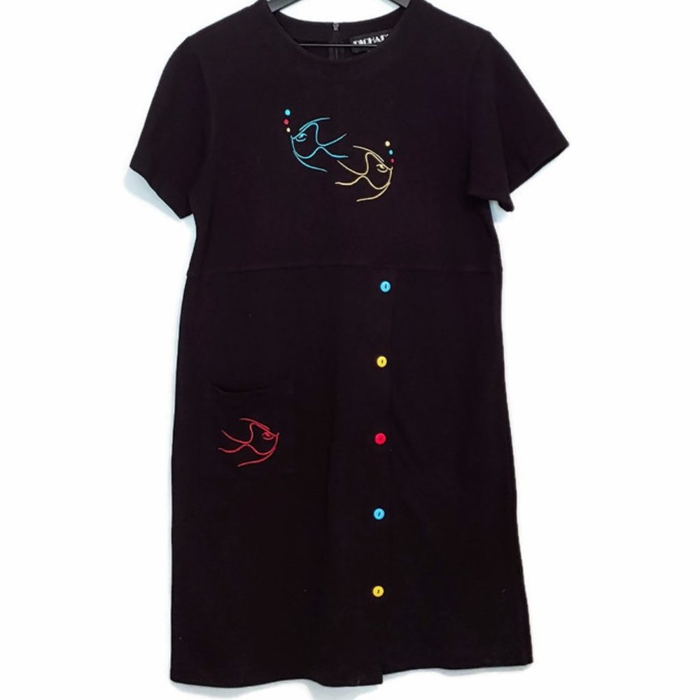 Richard Black Fish/Beach Themed Summer Dress